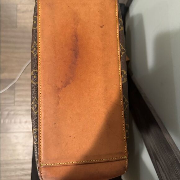 LOUIS VUITTON Cabas Piano Shoulder Bag Monogram Leather Brown - Picture 6 of 15